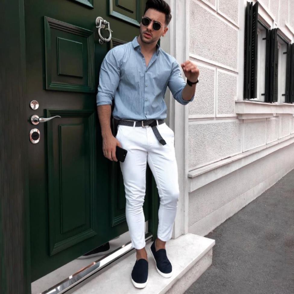 Sơ mi nam Cao Cấp Eric Tailor vải Texture chéo , áo sơ mi công sở co giãn SMET29 - Leo Vatino | BigBuy360 - bigbuy360.vn