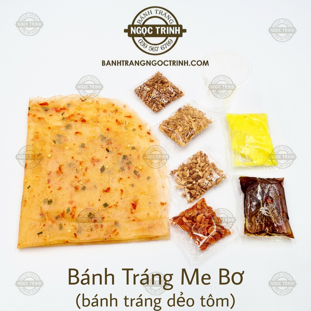 Combo Bánh Tráng  Cay Vị Dẻo Tôm Bánh Tráng Ngoc Trinh