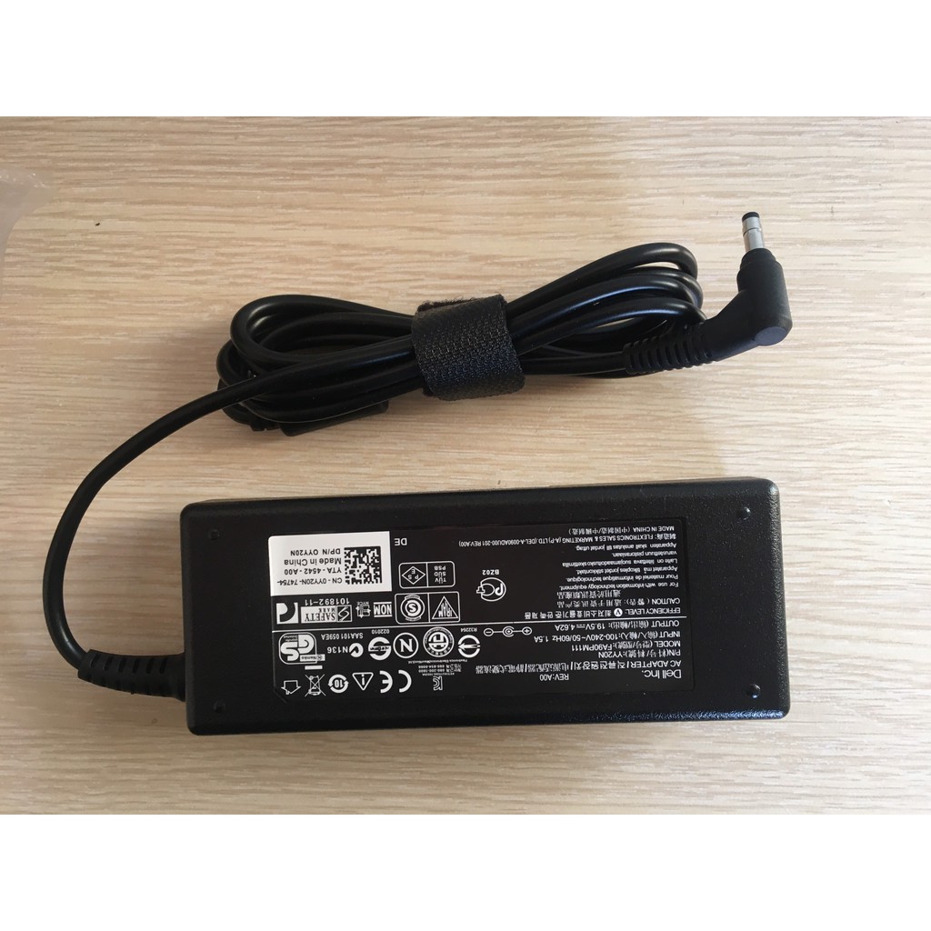 Sạc laptop Dell 19.5V-4.62A  – ZIN