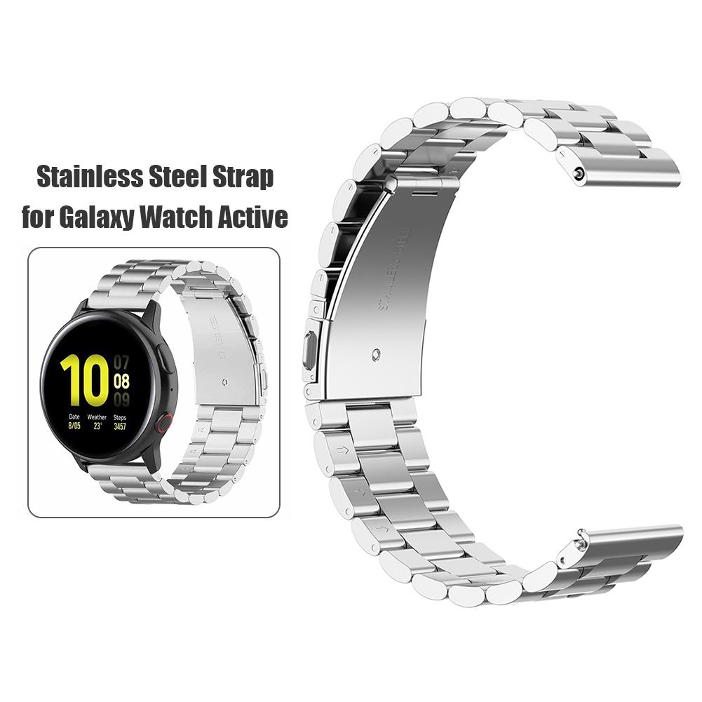 Dây Đeo Kim Loại 20mm Cho Đồng Hồ Thông Minh Samsung Galaxy Watch Active 2 40/44mm