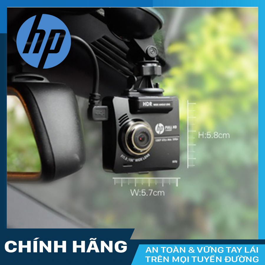 Camera hành trình ô tô HP F550G  GPS + thẻ nhớ 32GB Class 10 | BigBuy360 - bigbuy360.vn