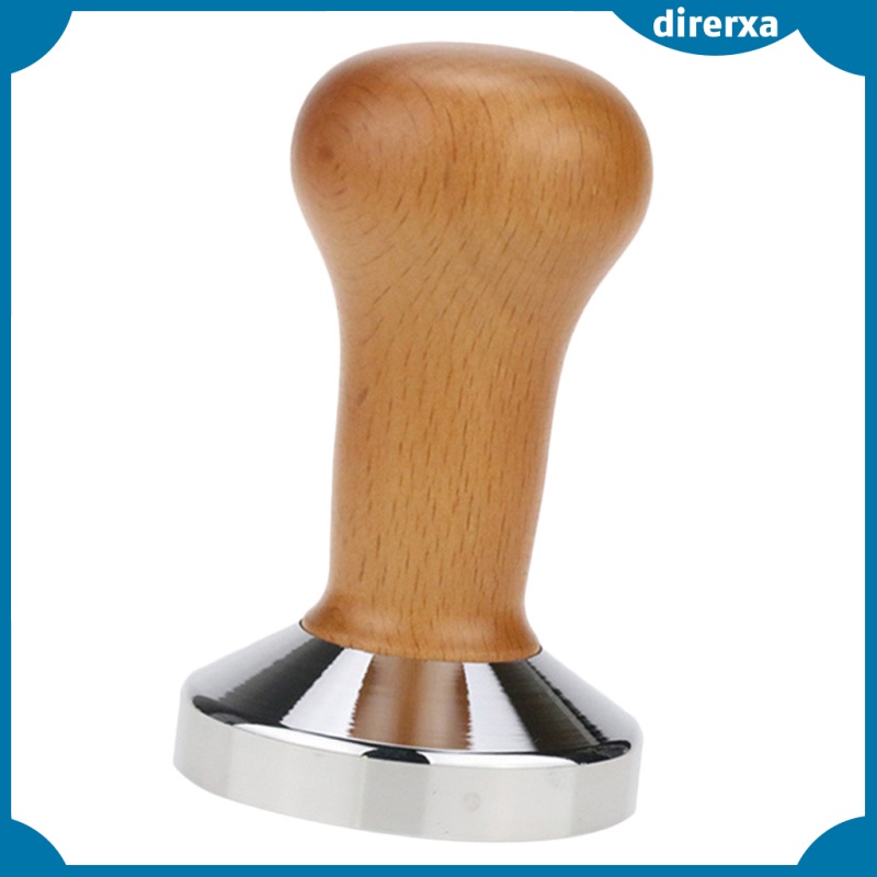 Stainless Coffee Bean Tamper Barista Pressing Tool W/ Handle Base
