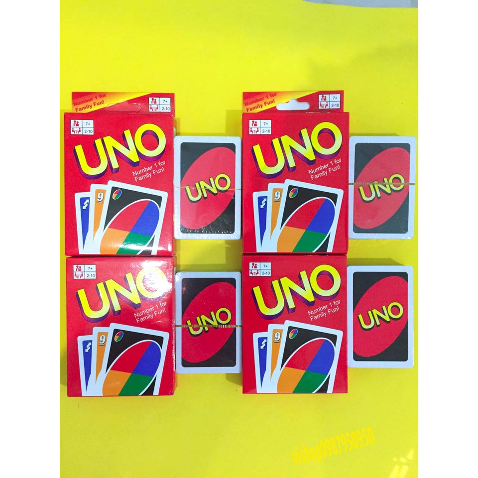 Bài UNO giấy 108 lá giá siêu rẻ Bài UNO cơ Bản 2 tệp bài