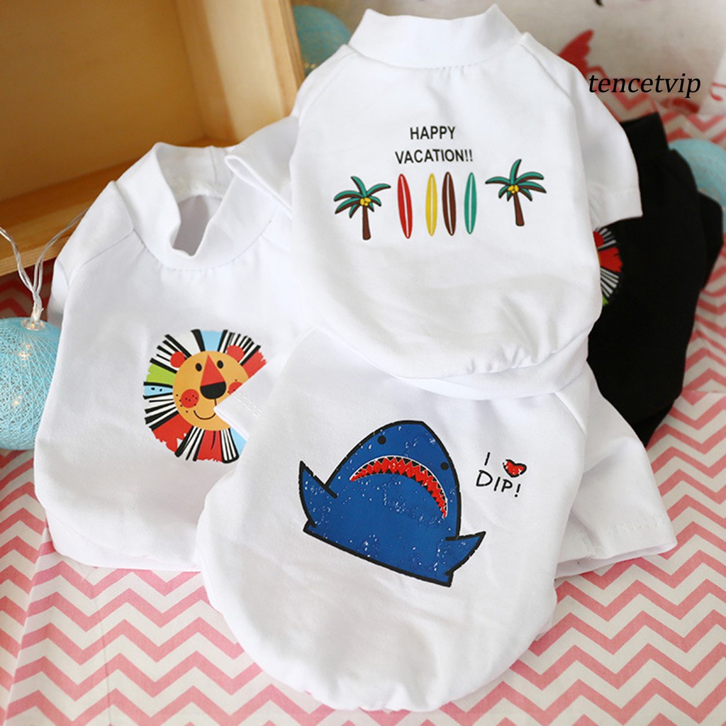 Áo Thun Cổ Tròn Cho Thú Cưng