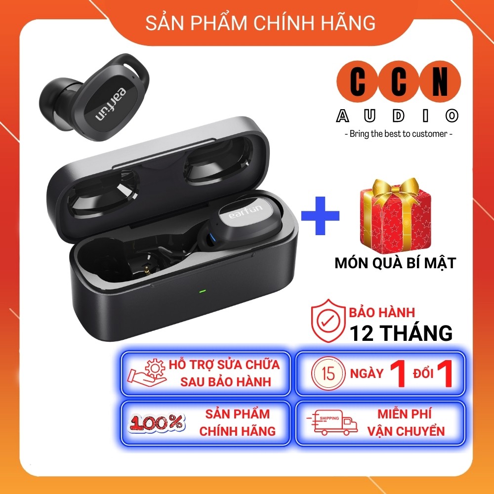 Tai nghe bluetooth Earfun Free Pro True Wireless , kiểu dáng độc lạ , tai nghe có không dây thiết kế sáng tạo