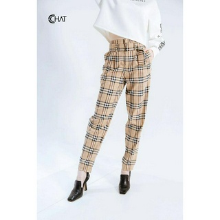Quần baggy cạp cao 2 ly C654 CCHAT