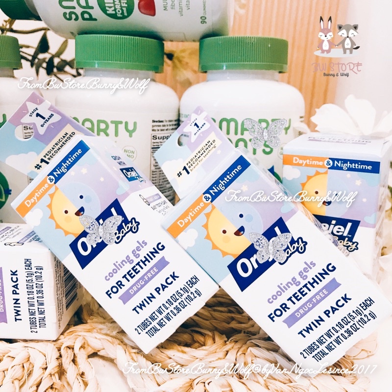 ORAJEL Baby Cooling Gel Mỹ - Gel làm mát giảm đau nướu khi mọc răng cho bé từ 3m+