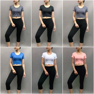 Áo croptop thể thao, gym, yoga nữ thun xịn mát, ôm body HIYE -TTF036