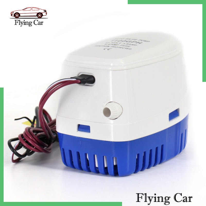 Máy Bơm Chìm Tự Động 24-Volt 1100GPH Màu Trắng + Xanh Dương Lzdjfmy2 Cho Tàu Thuyền