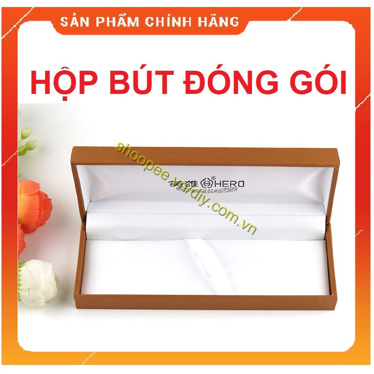 🚚 CHÍNH HÃNG - Bút Máy Hero Mũi Tên Vàng Ký Tên, Thư Pháp, Ký Họa - Tặng 1 Ngòi Cong + 1 Ngòi Thẳng 🚚Quà Tặng