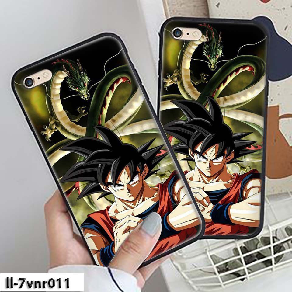 Ốp lưng iPhone 6 / 6s in hình Songoku Dragon Ball 02 (Ốp chống bẩn, dẻo viền đen chống sốc)
