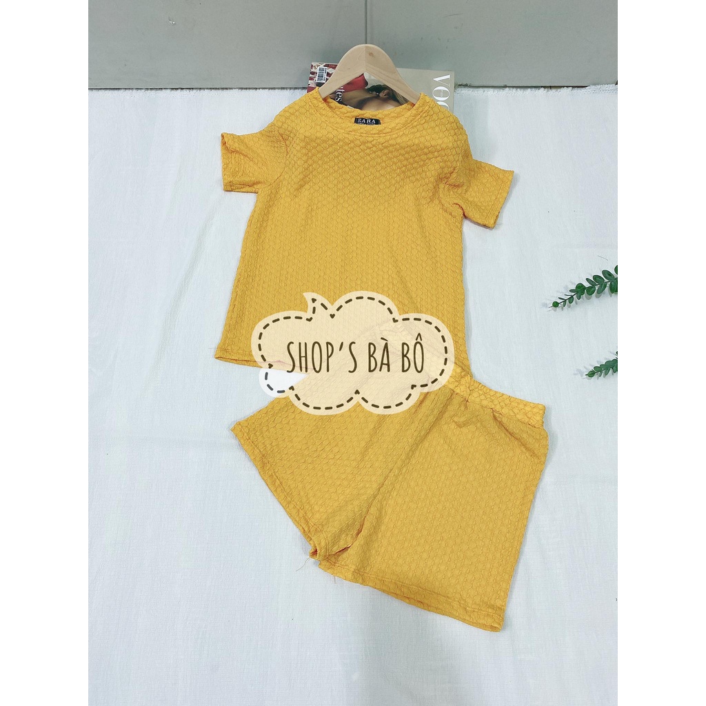 Bộ thun đùi cho nữ mặc nhà, mặc đi chơi, vải thun lạnh, bảng màu tôn da, siêu dễ thương