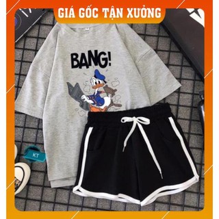 [ giá rẻ sập sàn ] Sét áo BANG + đùi viền KHB876