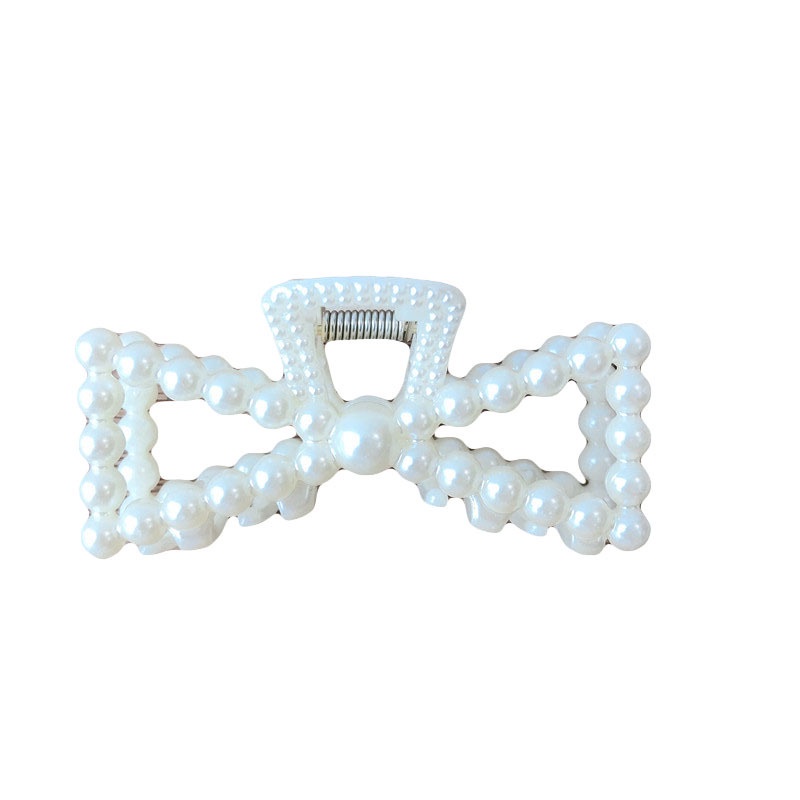 Kẹp Tóc Hình Cá Mập Đính Ngọc Trai Kích Thước Lớn Phong Cách Hàn Quốc 2023