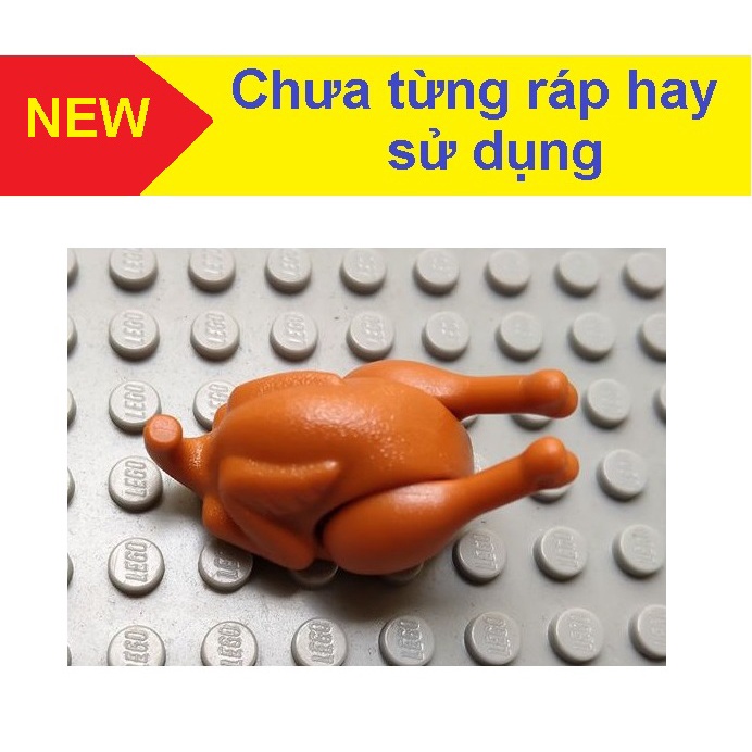 Đồ chơi xếp hình Lego phụ kiện Thức ăn - Gà tây