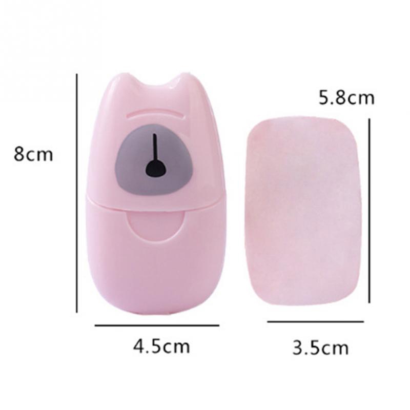 [Hàng mới về] Hộp 50 tờ xà phòng giấy mùi hương thơm mát dịu dài thích hợp khi du lịch | BigBuy360 - bigbuy360.vn