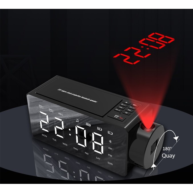 Loa bluetooth,loa mini có sạc không dây và màn hình hiển thị,bảo hành 12th