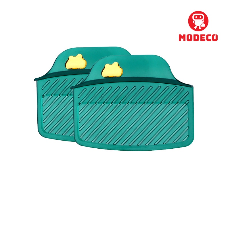 2 Miếng Dán Mở Nắp Bồn Cầu Cao Cấp MODECO - Xanh Lục