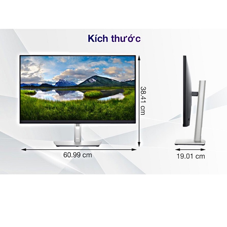 Màn hình máy tính 27 inch Dell P2722H/ FHD/ IPS/ 60Hz/ 3Yrs - Hàng chính hãng bảo hành 3 năm