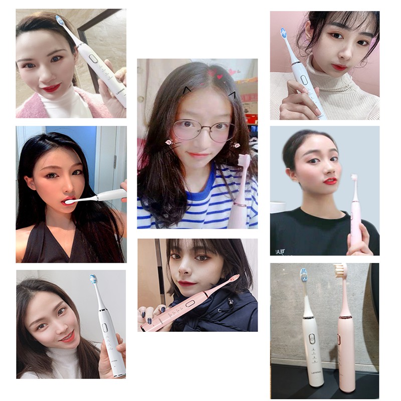 Lenovo B002 Bàn Chải Đánh Răng Điện Chống Thấm Nước Ipx7-45000VPM Dành Cho Người Lớn Và Trẻ Em