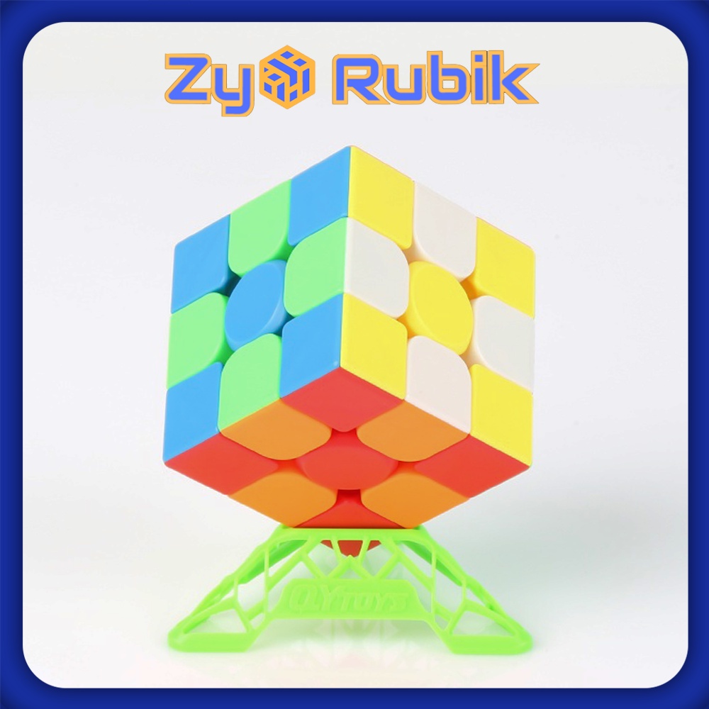 Rubik 3x3 Combo Moyu Meilong 3C/ Moyu meilong 3 MFJS Rubic 2022 Stickerless + Đế QiYi DNA ( Full màu ) - ZyO Rubik