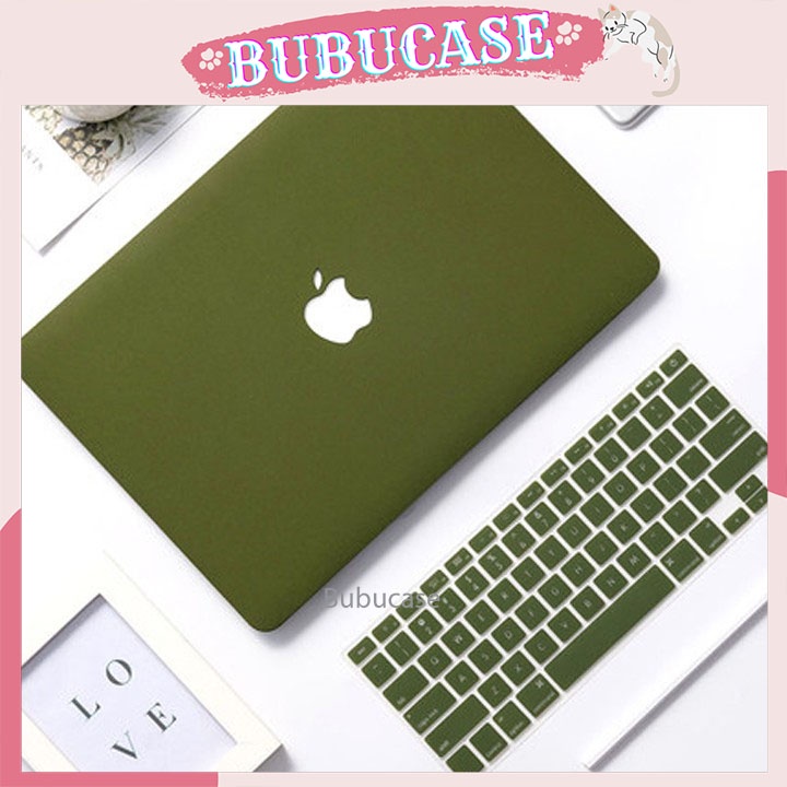 Ốp Macbook - Case Macbook Nhựa Dẻo Màu Pastel - Combo 2in1 Tặng Kèm Phủ Phím Cùng Màu - Full Dòng Máy - Link 1