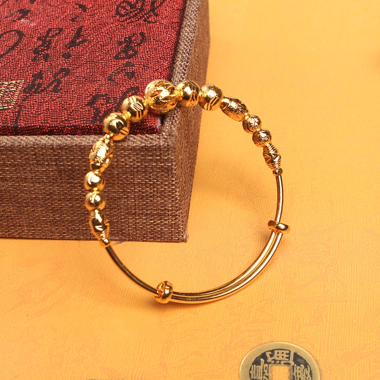 Vòng Tay Mạ Vàng 24k Đính Hạt