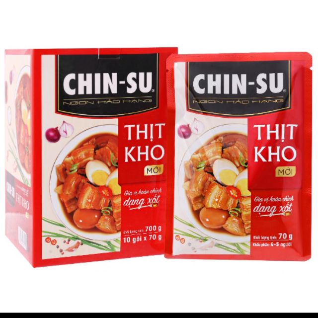 GIA VỊ KHO THỊT CHINSU TÚI 70G