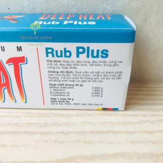 Kem bôi DEEP HEAT Extra - Tuýp 30g