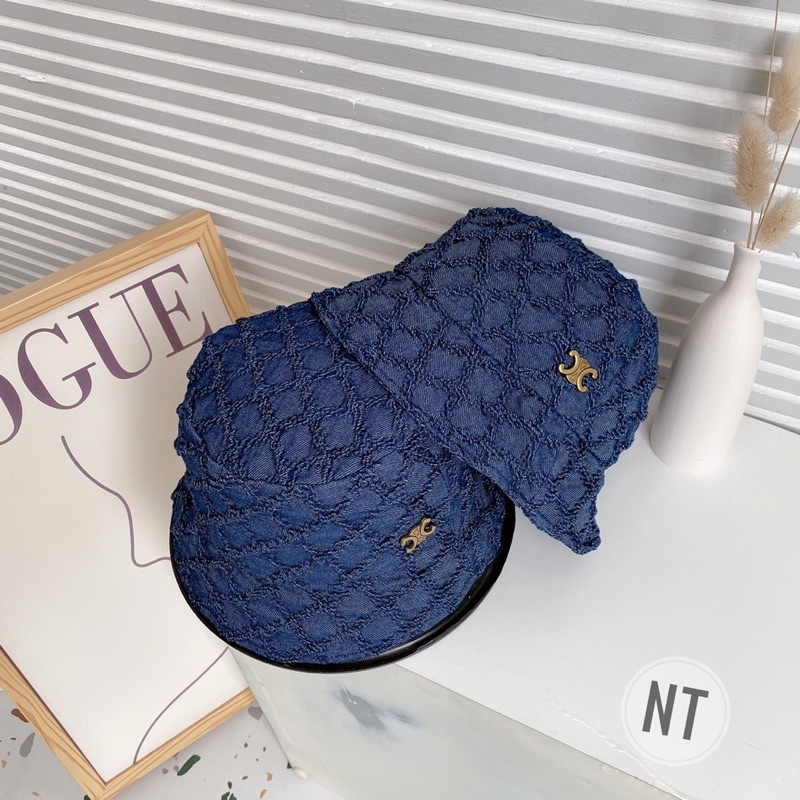 Mũ vành ce line bò mềm cụp nhỏ