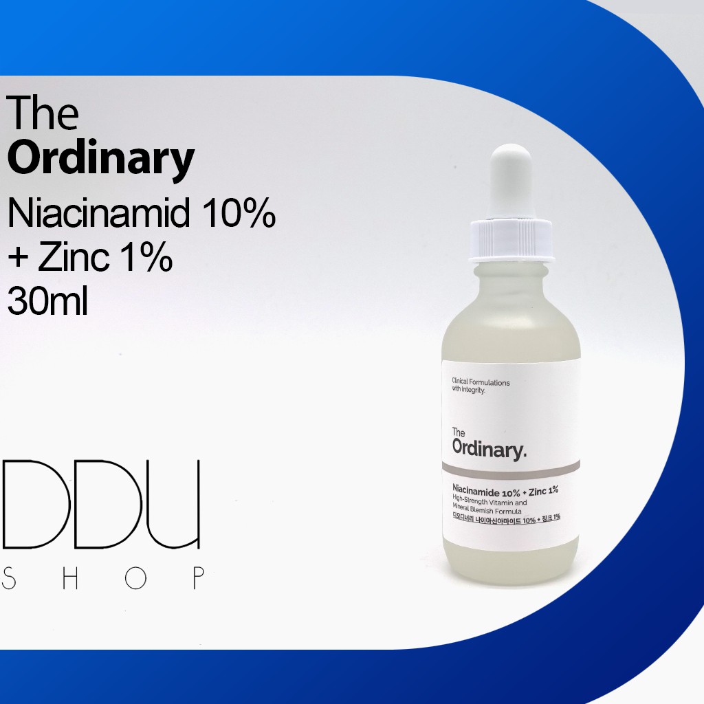 Tinh chất The Ordinary Niacinamide 10% + Kẽm 1% 30ml dưỡng da chính hãng
