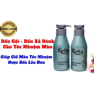 Dầu gội,dầu xả giữ màu cho tóc nhuộm KELLA có hương thơm