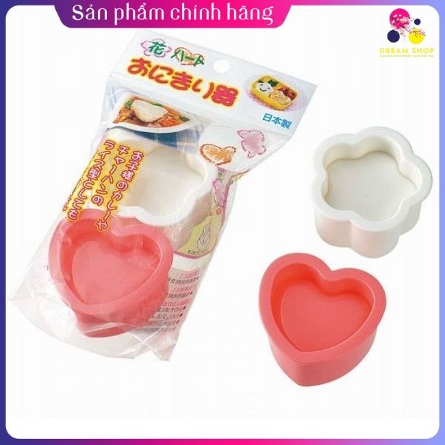Khuôn làm cơm Bento Nhật Bản hình trái tim -Dreamshop.vn