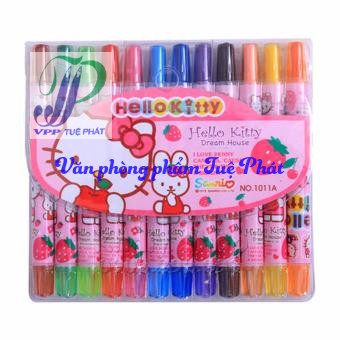 Bút chì sáp vặn 12 màu