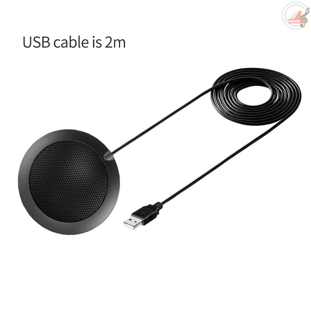 ✍H H✔Micro để bàn có cổng USB 360 độ° Micro đa hướng tương thích với Windows/Mac dùng cho máy tính/Laptop | BigBuy360 - bigbuy360.vn