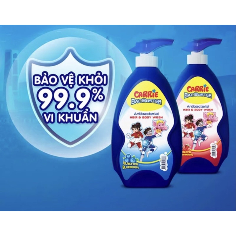 Sữa Tắm Gội cho bé Carrie Junior