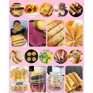 Máy làm ốc quế - máy làm bánh kẹp