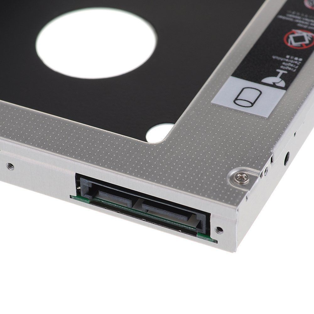 Caddy Bay dày và mỏng 2 loại dành cho Laptop. Thay thế DVD bằng khay này giúp nâng cấp SSD. Vi Tính Quốc Duy