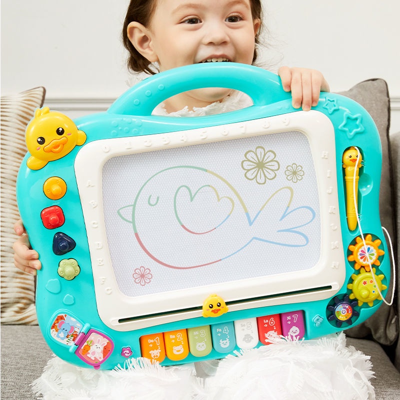 Bảng vẽ trẻ em Kích thước siêu lớn Bảng vẽ trẻ em Bảng vẽ từ tính Trẻ em đầy màu sắc Đồ chơi trẻ em 1-3 tuổi Đồ chơi bé Graffiti Ban