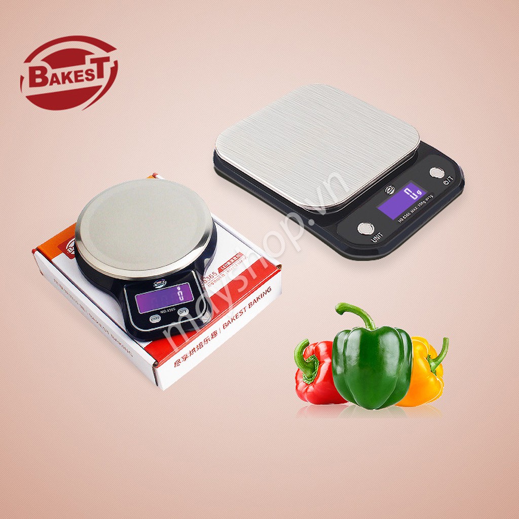 Cân điện tử nhà bếp Bakest 8366 (Cân tối đa 10kg, chính xác 1g)
