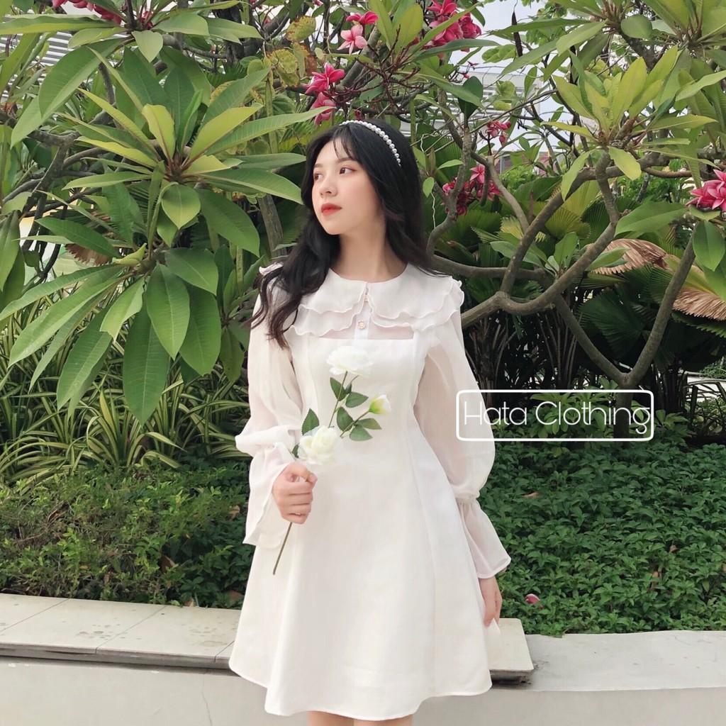 Đầm Xòe Cổ Bèo Xinh Xắn | BigBuy360 - bigbuy360.vn