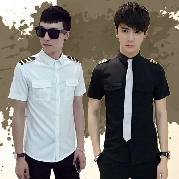 KEM CÀ VẠT Áo sơ mi nam quân hàm - SM88