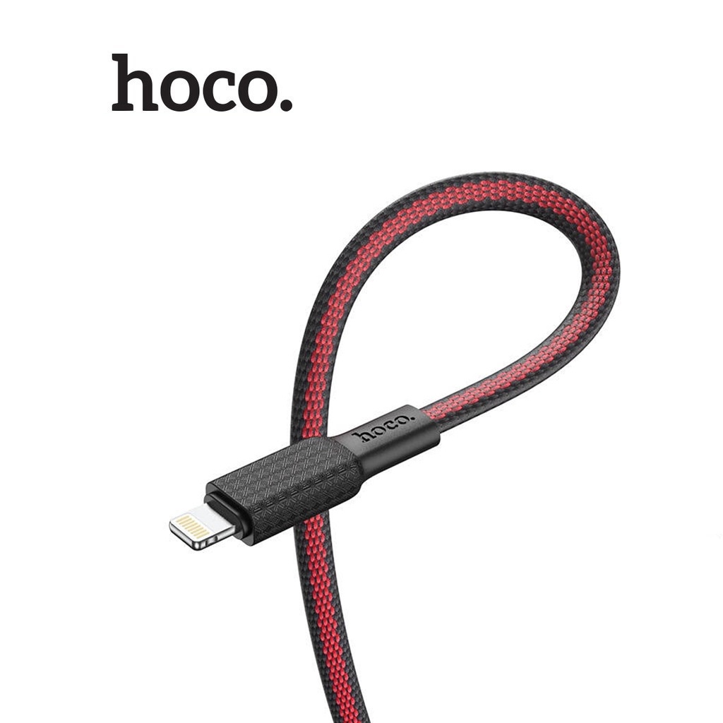 Cáp sạc PD20W Hoco X69 Type-C to vải dệt dây dẹt dài 1M cho ip/tablet táo