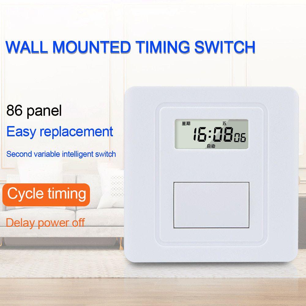 Công Tắc Hẹn Giờ Kỹ Thuật Số Tự Động Màu Trắng
