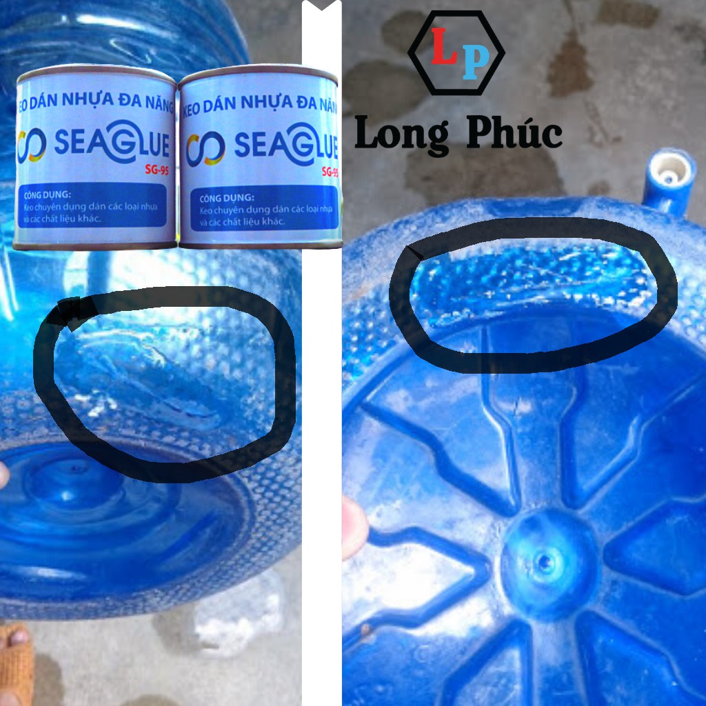 Keo Dán Bình Nước Seaglue SG-95 FREESHIP Keo Dán SeaGlue Trong Suốt, Chịu Nước, Dính Chắc|Lọ 300gr|Long Phúc Shop