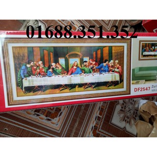 Tranh đính đá 13 ông thánh tông đồ DF2547-174x75cm