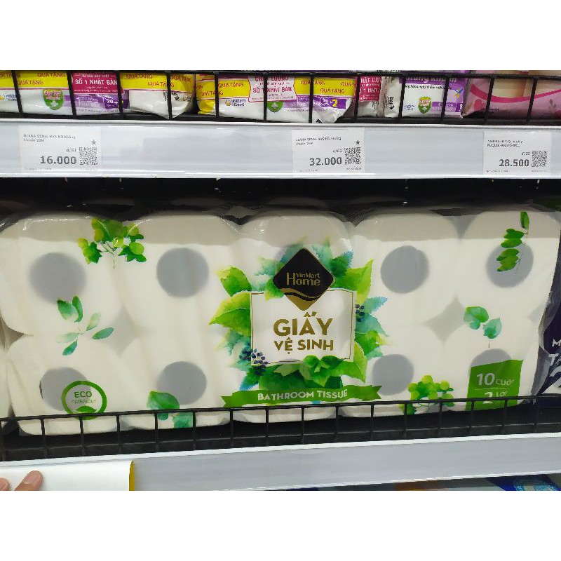 Khăn giấy vinmart home 10 cuộn 2 lớp