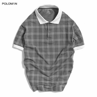Áo Polo nam cổ bẻ FOTE in toàn thân vải cá sấu Cotton xuất xịn, chuẩn form,sang trọng-lịch lãm P53 - POLOMAN