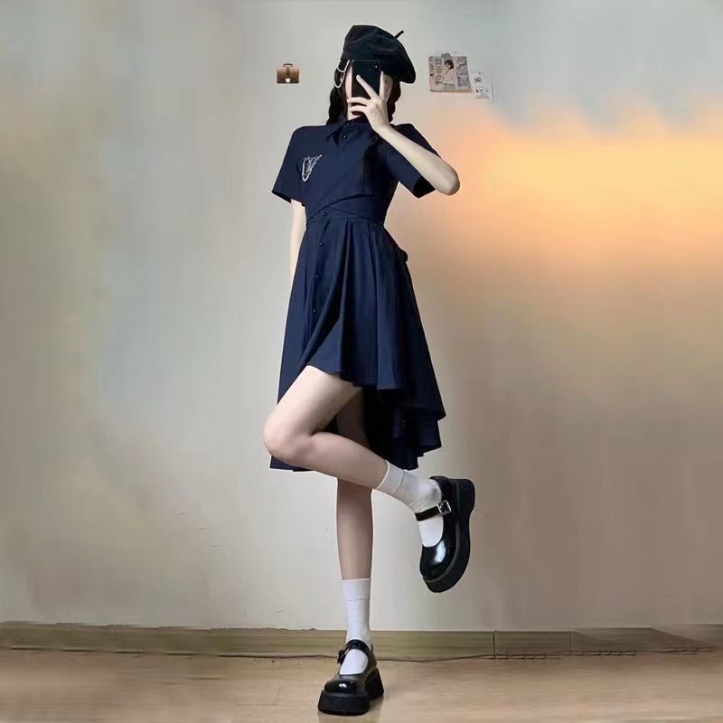 Đầm Thun polo Phong Cách Pháp Thời Trang Mùa Hè Mới