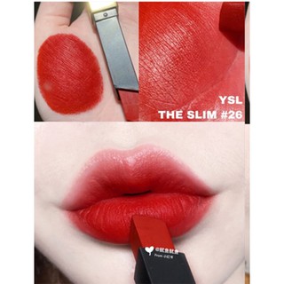 Son YSL Rouge Pur Couture The Slim 26 Rouge Mirage Màu Đỏ Thuần